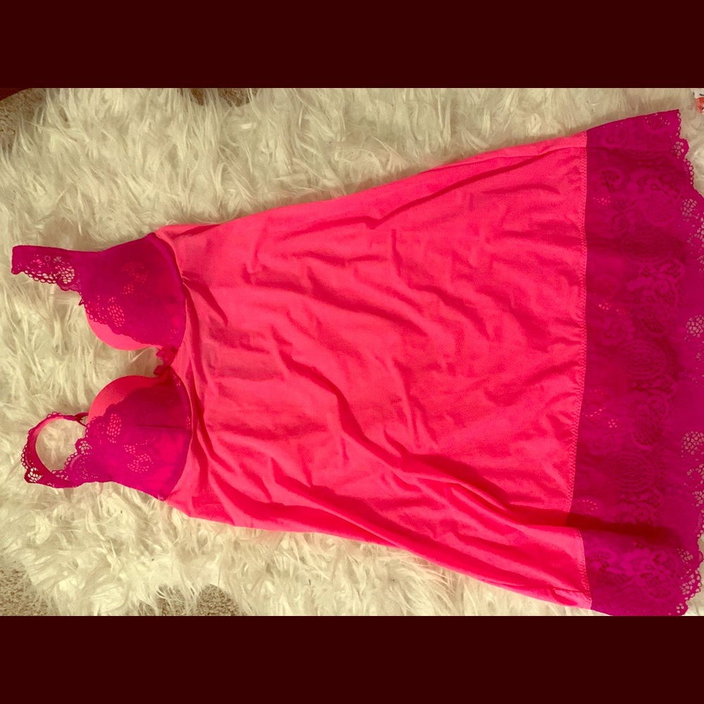 Victoria’s Secret Satin and Lace Slip